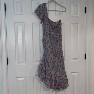 ASTR The Label - lisa floral one shoulder dress